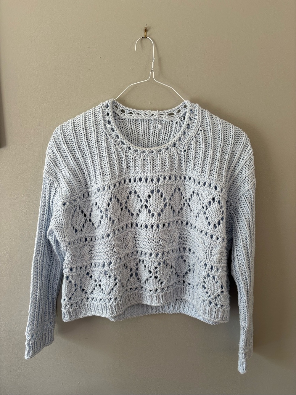 100% cotton Salty Days Top knit by me!